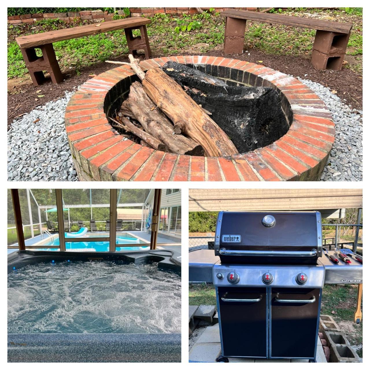 Groups-Hot Tub -Pool- Private-4 Baths Villa Tallahassee Esterno foto